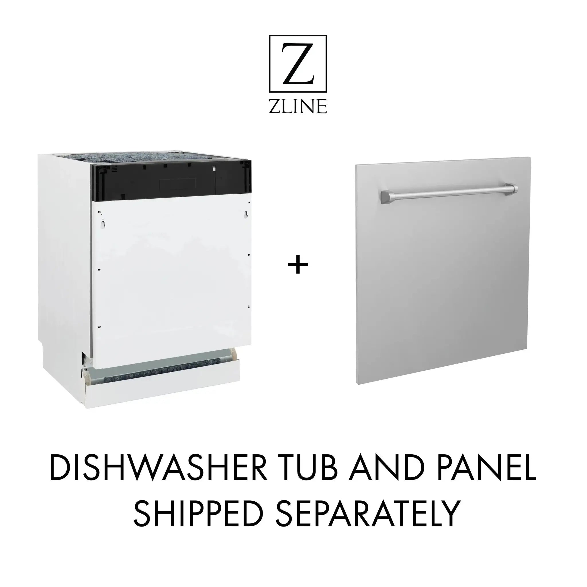 ZLINE Autograph 18" Dishwasher Stainless Door, Black DWVZ-304-18-MB by Farmhouse Kitchen and Bath