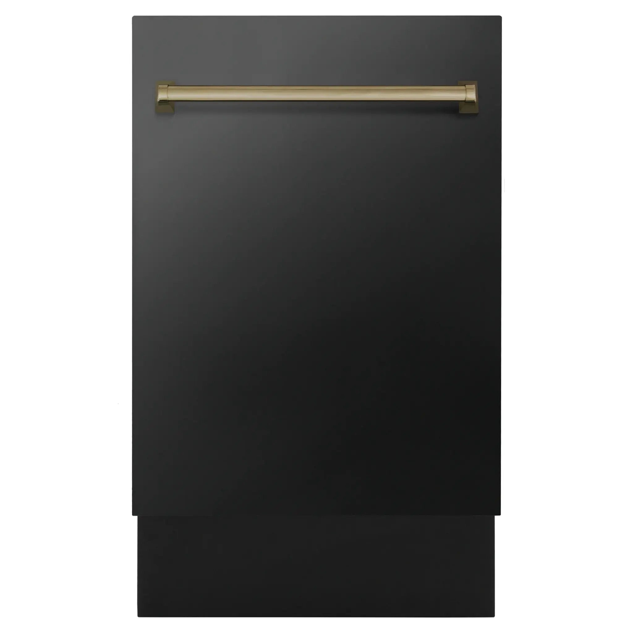 ZLINE Autograph 18" Dishwasher Black Stainless, DWVZ-BS-18-G by Farmhouse Kitchen and Bath