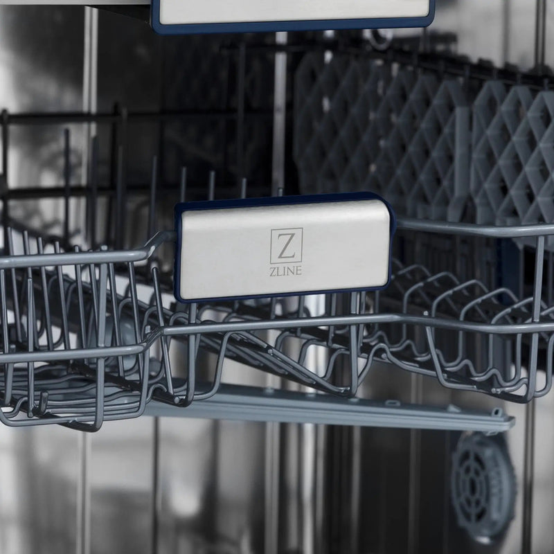 ZLINE Autograph 18" Dishwasher Black Stainless, DWVZ-BS-18-G by Farmhouse Kitchen and Bath