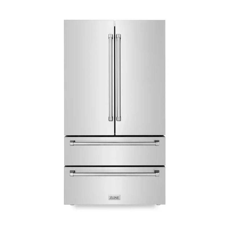 ZLINE Kitchen Package with Refrigerator, Range, Microwave, 3KPR-RAOTRH30 by Farmhouse Kitchen and Bath