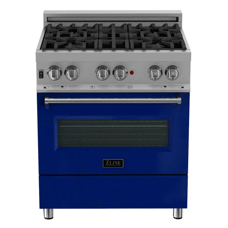ZLINE 30" Bundle Range RAS-BG-30 & Range Hood 8654BG-30, 2KP-RASBGRH30 by Farmhouse Kitchen and Bath