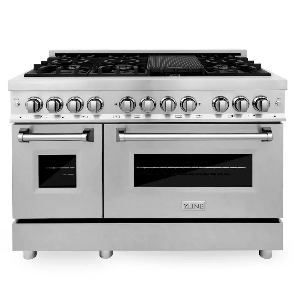 ZLINE 48" Bundle Range RA-SN-48 & Range Hood KB-48, 2KP-RASNRH48 by Farmhouse Kitchen and Bath