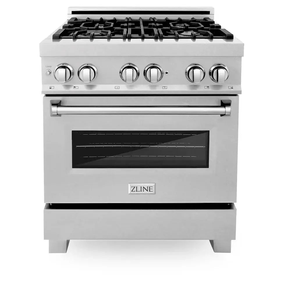 ZLINE 30" Bundled Stainless DualRange RangeHood Dishwasher 3KP-RASRH30-DWV by Farmhouse Kitchen and Bath
