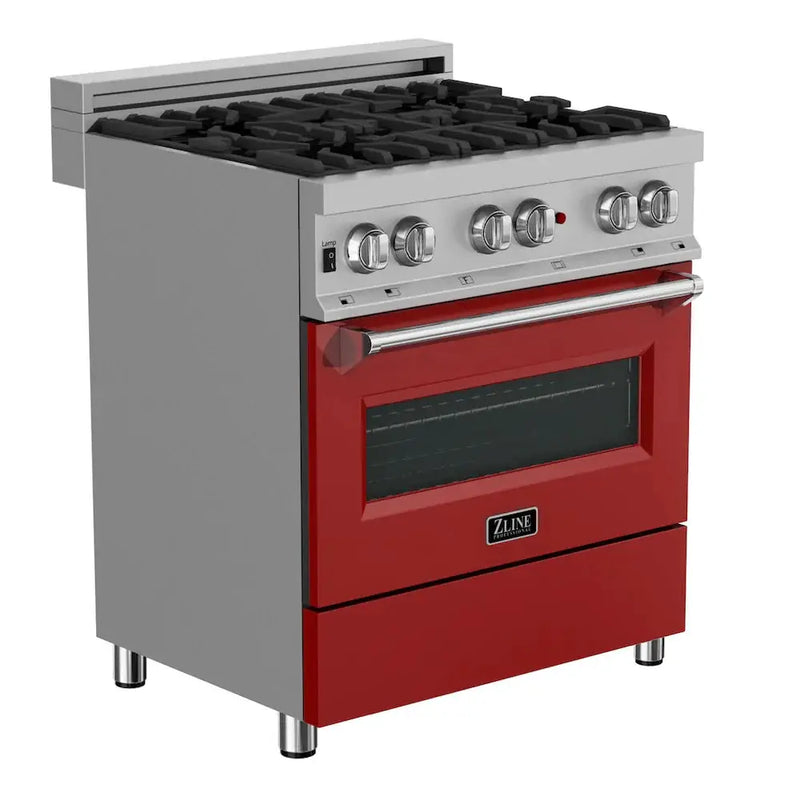 ZLINE 30" Bundle Range RAS-RM-30 & Range Hood 8654RM-30, 2KP-RASRMRH30 by Farmhouse Kitchen and Bath