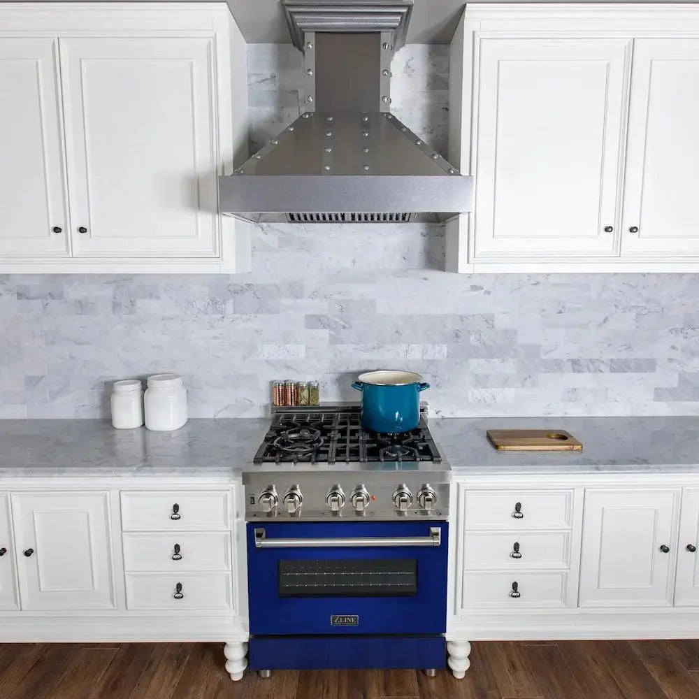 ZLINE 30" Bundle Range RA-BG-30 & Range Hood KB-30, 2KP-RABGRH30 by Farmhouse Kitchen and Bath