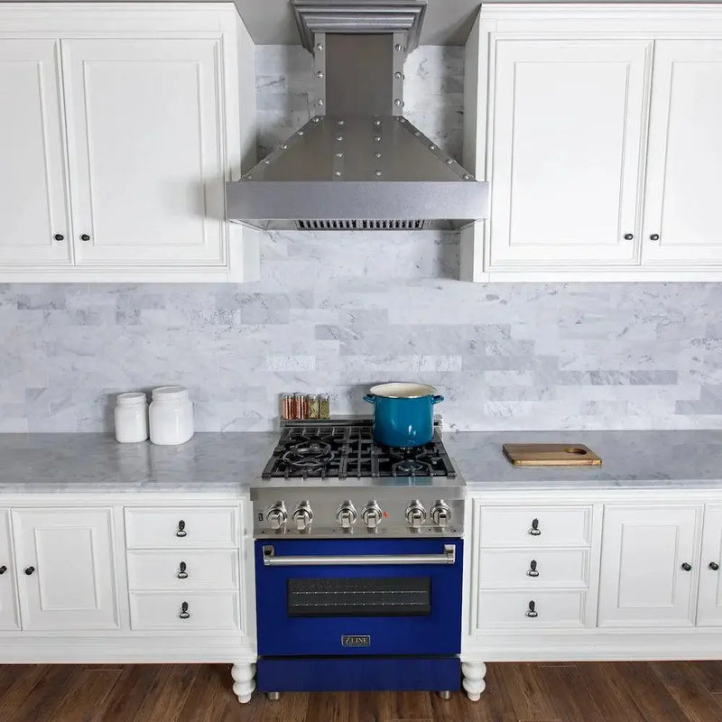 ZLINE 30" Bundle Range RA-BG-30 & Range Hood KB-30, 2KP-RABGRH30 by Farmhouse Kitchen and Bath