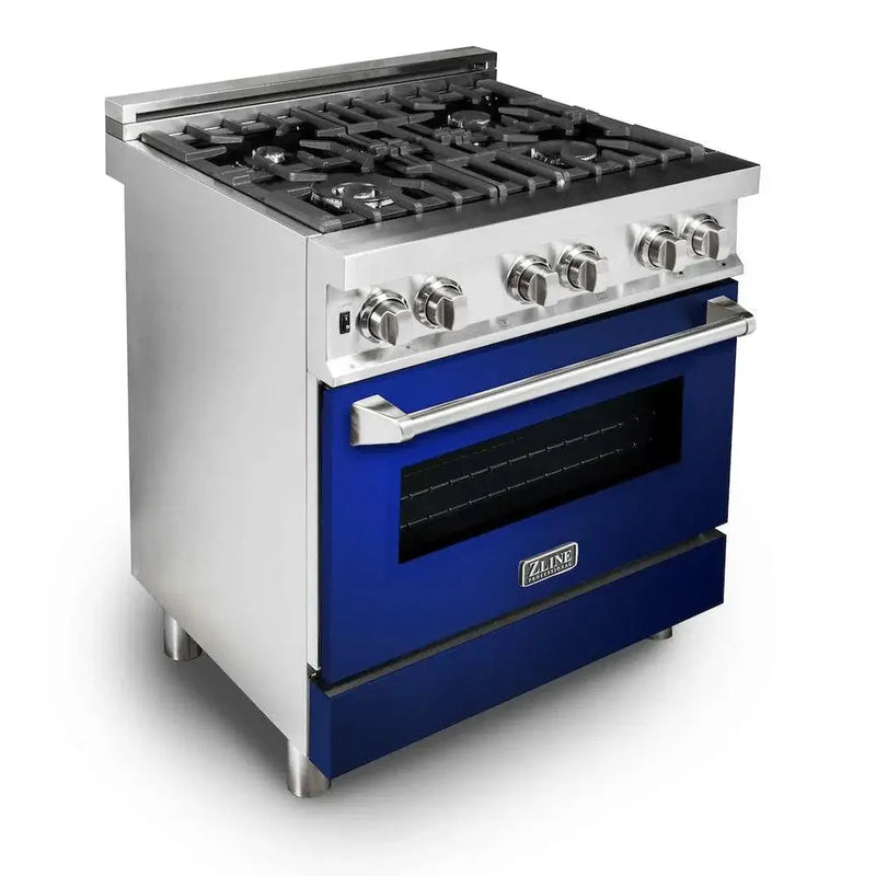 ZLINE 30" Bundle Range RA-BG-30 & Range Hood KB-30, 2KP-RABGRH30 by Farmhouse Kitchen and Bath