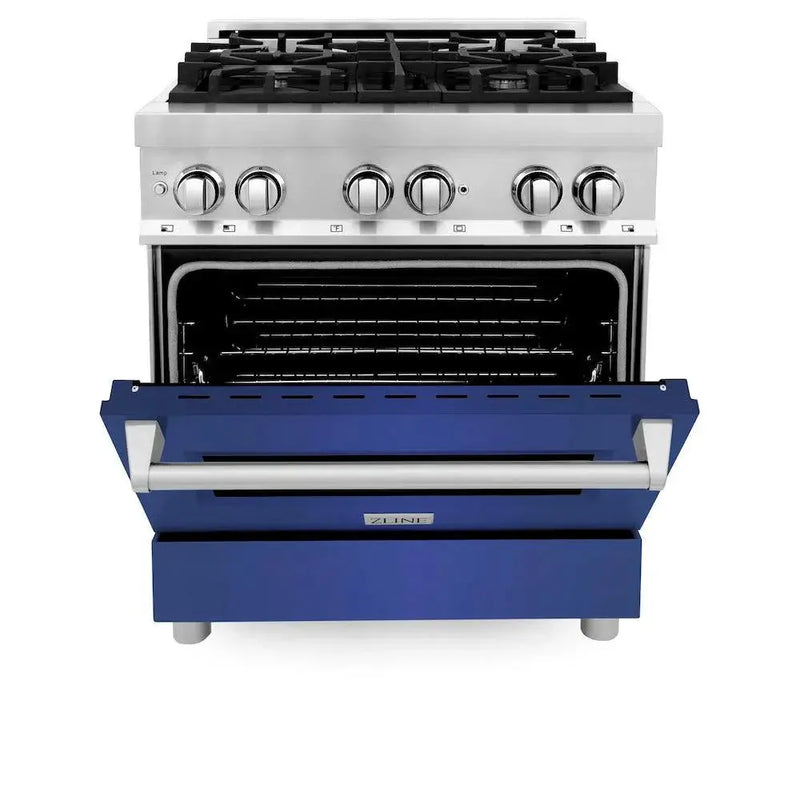 ZLINE 30" Bundle Range RA-BM-30 & Wall Range Hood KB-30, 2KP-RABMRH30 by Farmhouse Kitchen and Bath