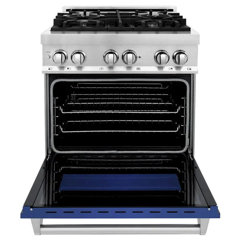 ZLINE 30" Bundle Range RA-BM-30 & Wall Range Hood KB-30, 2KP-RABMRH30 by Farmhouse Kitchen and Bath