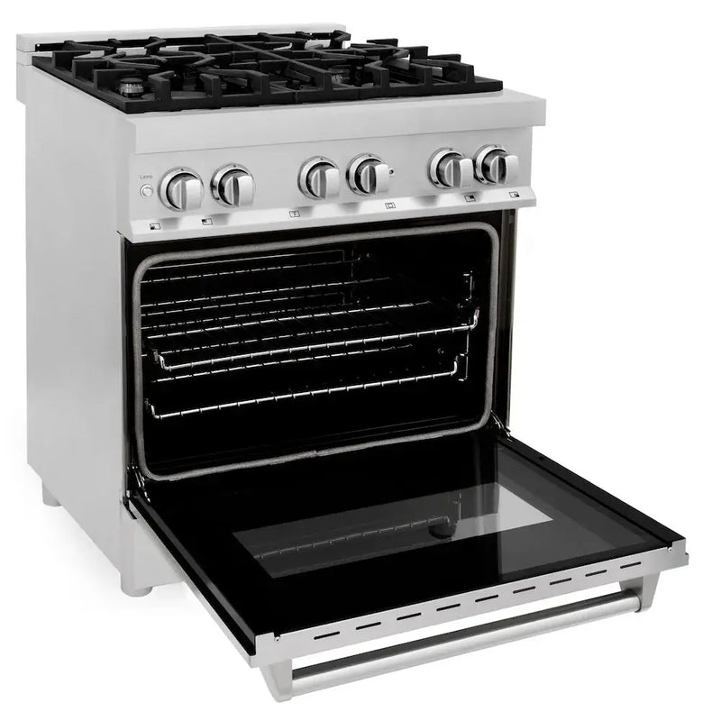 ZLINE 30" Bundle Range RA30 & Microwave MWO-OTR-H-30, 2KP-RAOTR30 by Farmhouse Kitchen and Bath