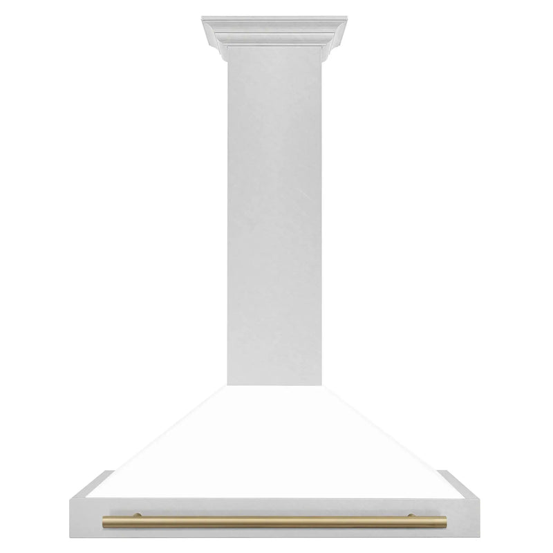 ZLINE 36" Autograph Stainless Wall Range Hood KB4SNZ-WM36-CB by Farmhouse Kitchen and Bath