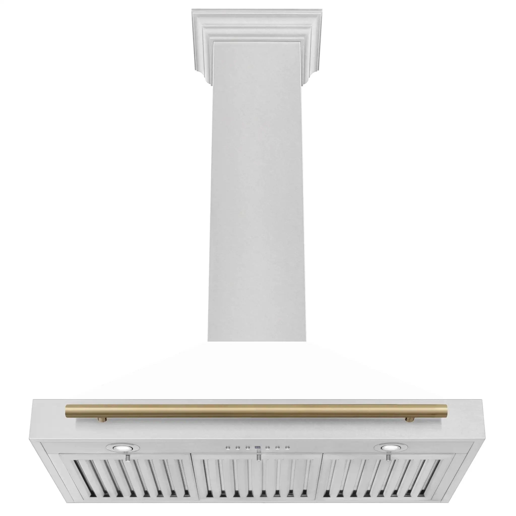 ZLINE 36" Autograph Stainless Wall Range Hood KB4SNZ-WM36-CB by Farmhouse Kitchen and Bath