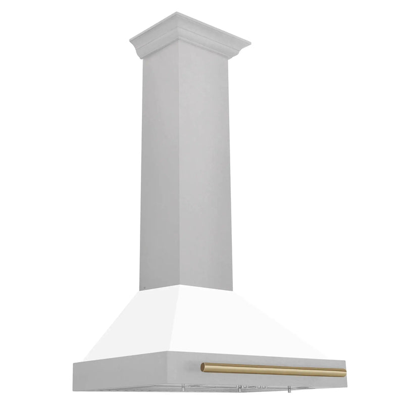 ZLINE 30" Autograph Stainless Wall Range Hood KB4SNZ-WM30-CB by Farmhouse Kitchen and Bath