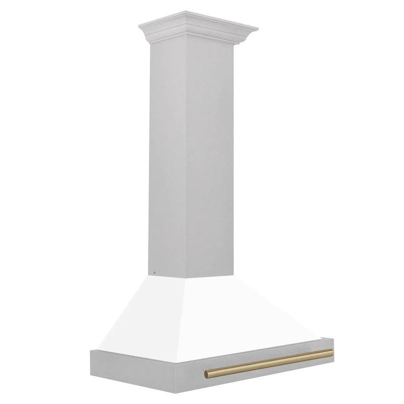 ZLINE 30" Autograph Stainless Wall Range Hood KB4SNZ-WM30-CB by Farmhouse Kitchen and Bath
