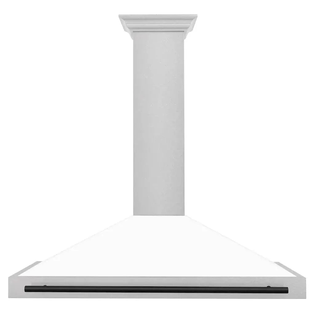 ZLINE 48" Autograph Stainless Wall Range Hood KB4SNZ-WM48-MB by Farmhouse Kitchen and Bath