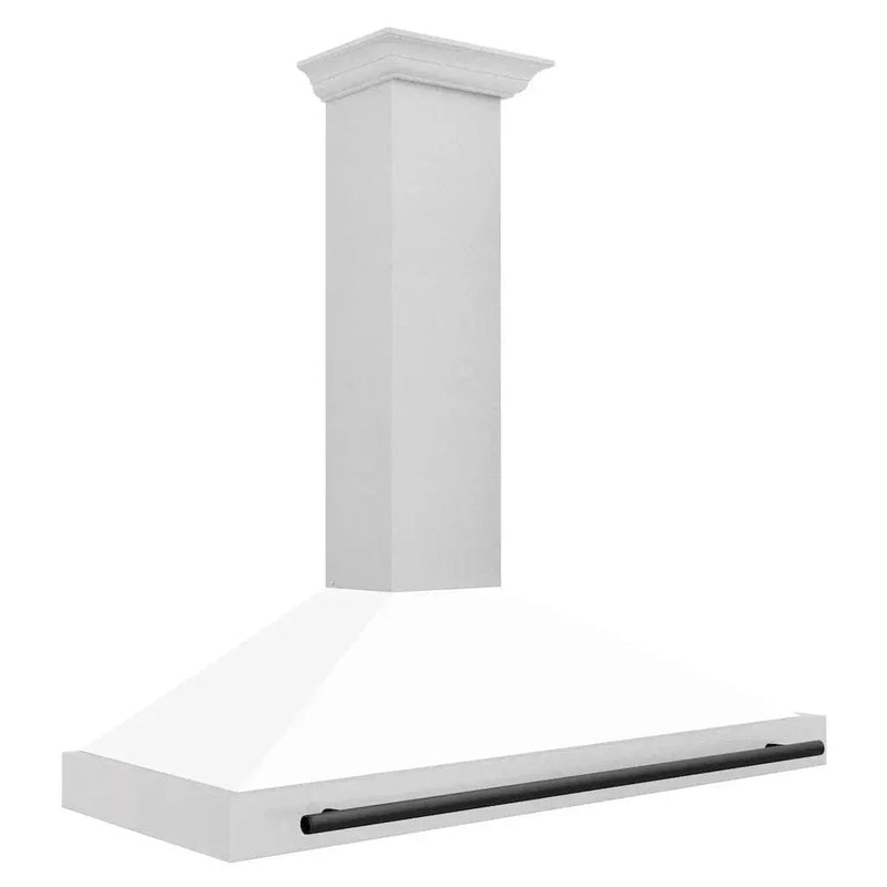 ZLINE 48" Autograph Stainless Wall Range Hood KB4SNZ-WM48-MB by Farmhouse Kitchen and Bath