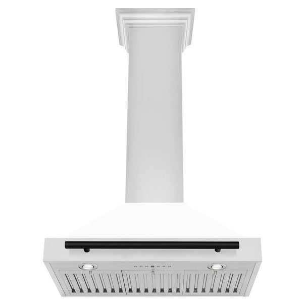 ZLINE 30" Autograph Stainless Wall Range Hood KB4STZ-30-MB, photo 2 of 8