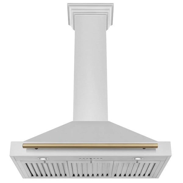 ZLINE 36" Autograph Stainless Wall Range Hood KB4STZ-36-CB, photo 2 of 7