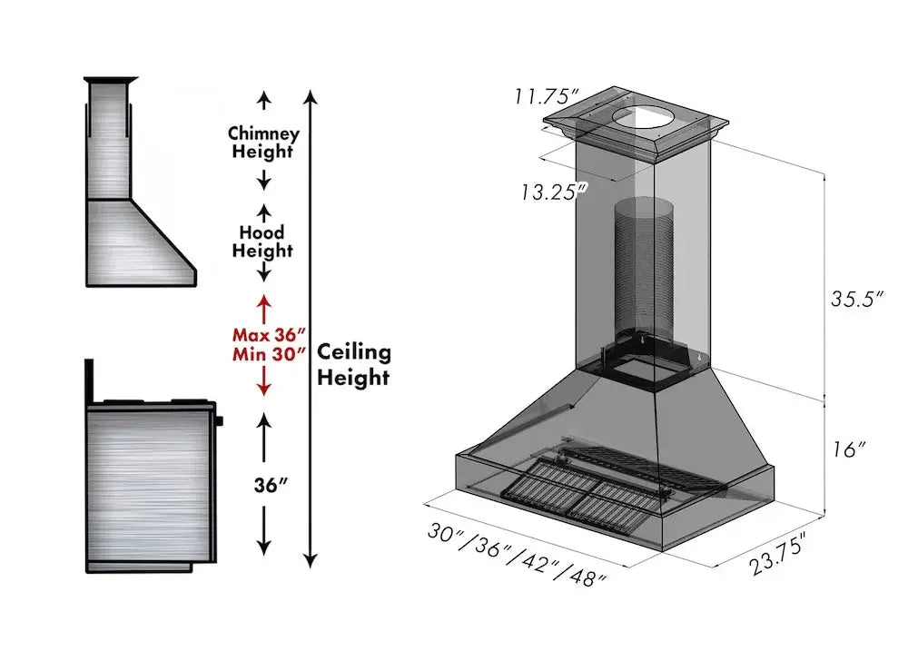 ZLINE 30" Bundle Range RAS-BG-30 & Range Hood 8654BG-30, 2KP-RASBGRH30 by Farmhouse Kitchen and Bath