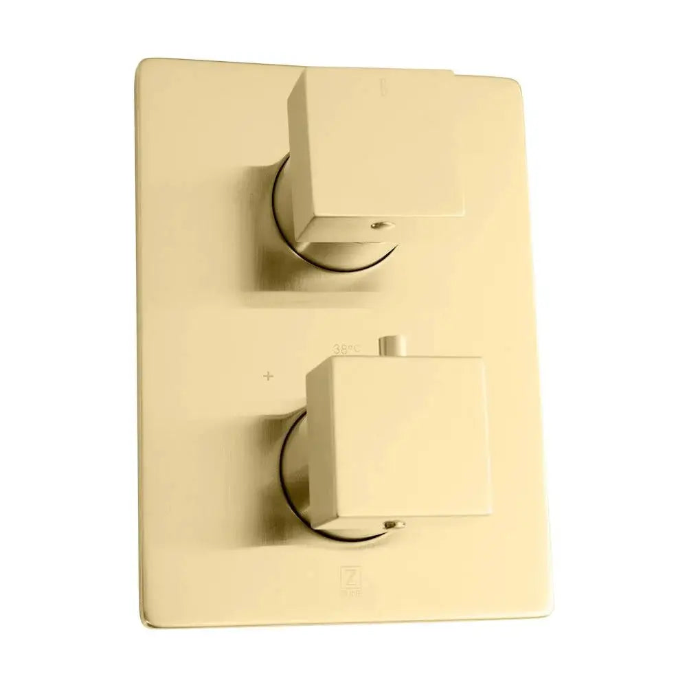ZLINE Crystal Bay Thermostatic Shower System with Body Jets CBY-SHS-T3-CB by Farmhouse Kitchen and Bath
