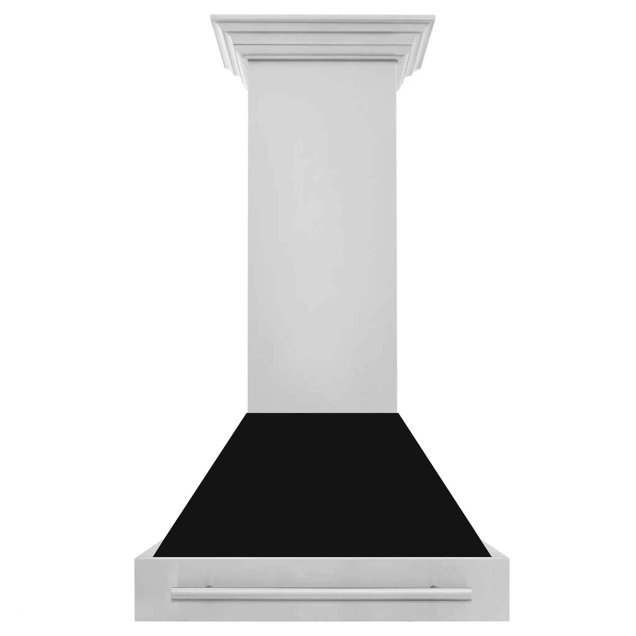ZLINE 30" Autograph Stainless Wall Range Hood, 8654STX-BLM-30 by Farmhouse Kitchen and Bath