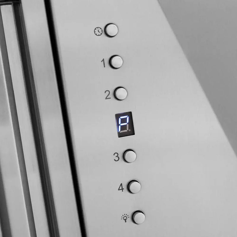 ZLINE 36" Autograph Edition Stainless Steel Range Hood with Stainless Steel Shell and Matte Black Handle, 8654STZ-36-MB by Farmhouse Kitchen and Bath