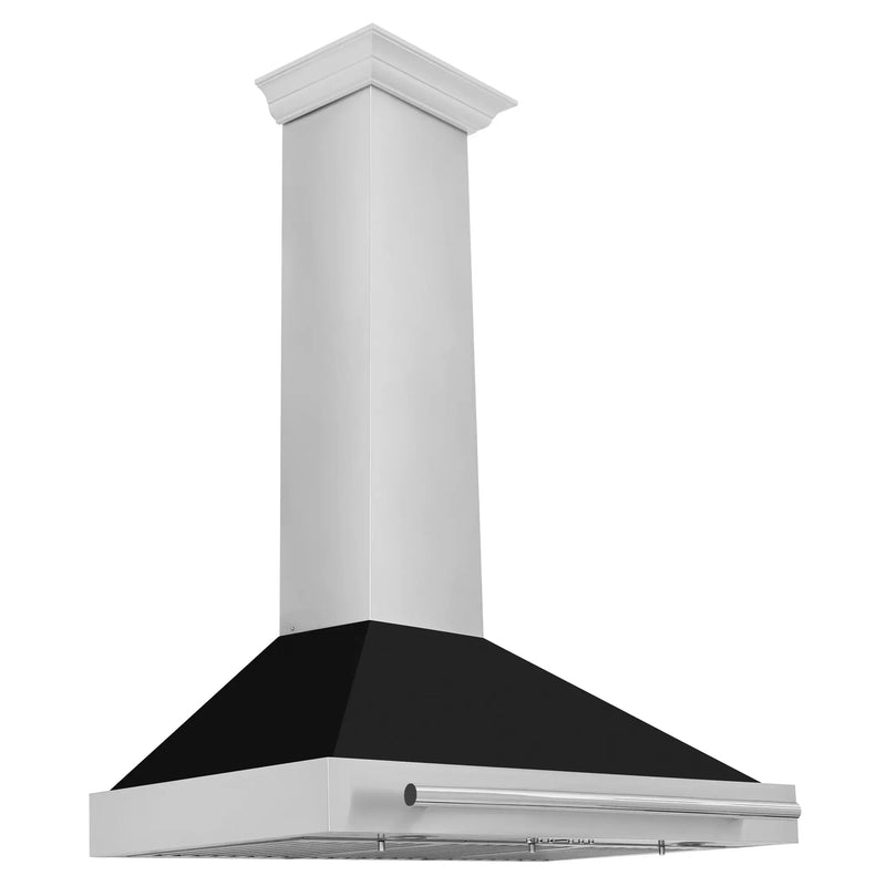 ZLINE 36" Stainless Range Hood Shell, Stainless Handle KB4STX-BLM-36 by Farmhouse Kitchen and Bath