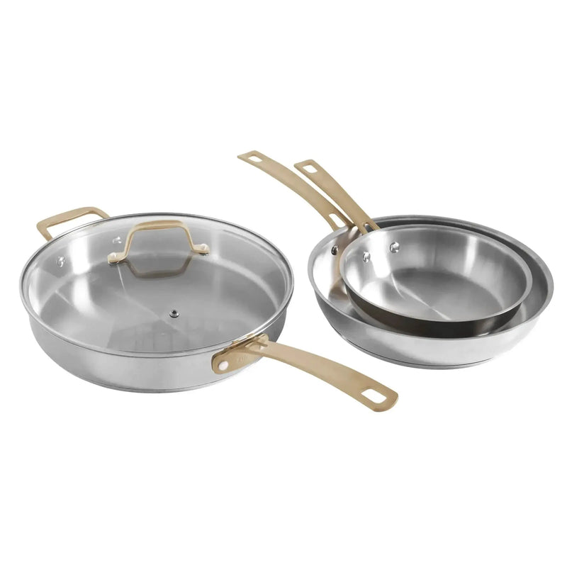 ZLINE 10-Piece Stainless Steel Non-Toxic Cookware Set CWSETL-ST-10 by Farmhouse Kitchen and Bath