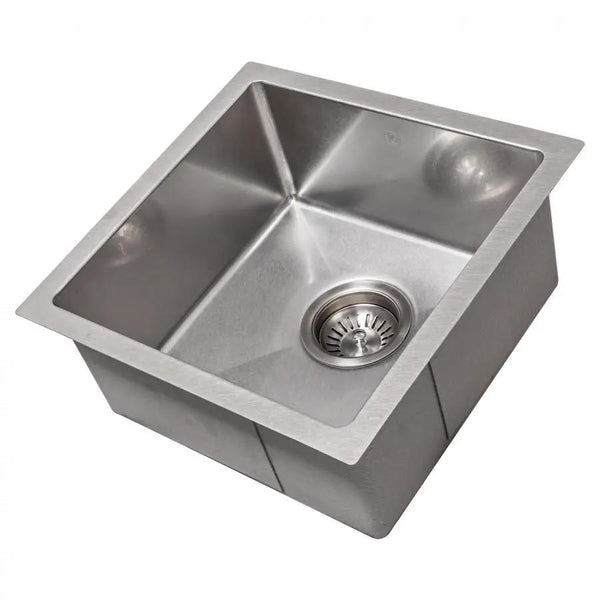 ZLINE 15" Undermount Single Bowl Bar Sink DuraSnow Stainless Steel, SUS-15S