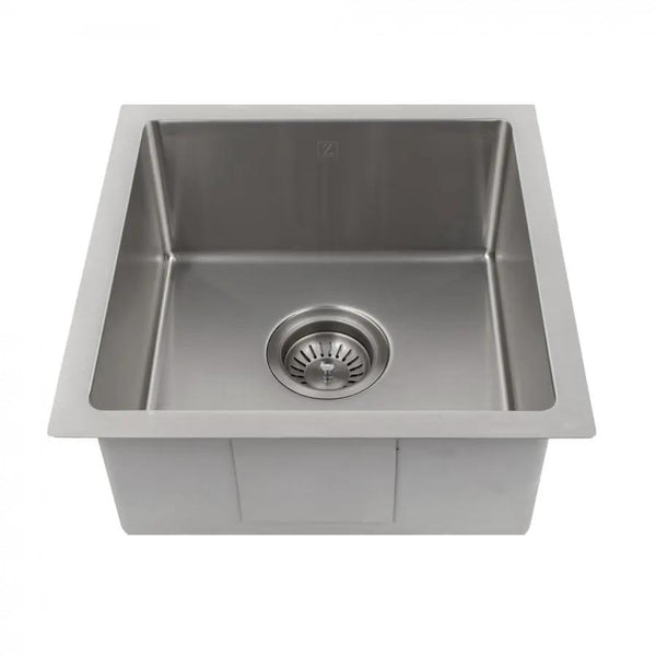 ZLINE 15" Undermount Single Bowl Bar Sink in Stainless Steel, SUS-15, photo 2 of 6