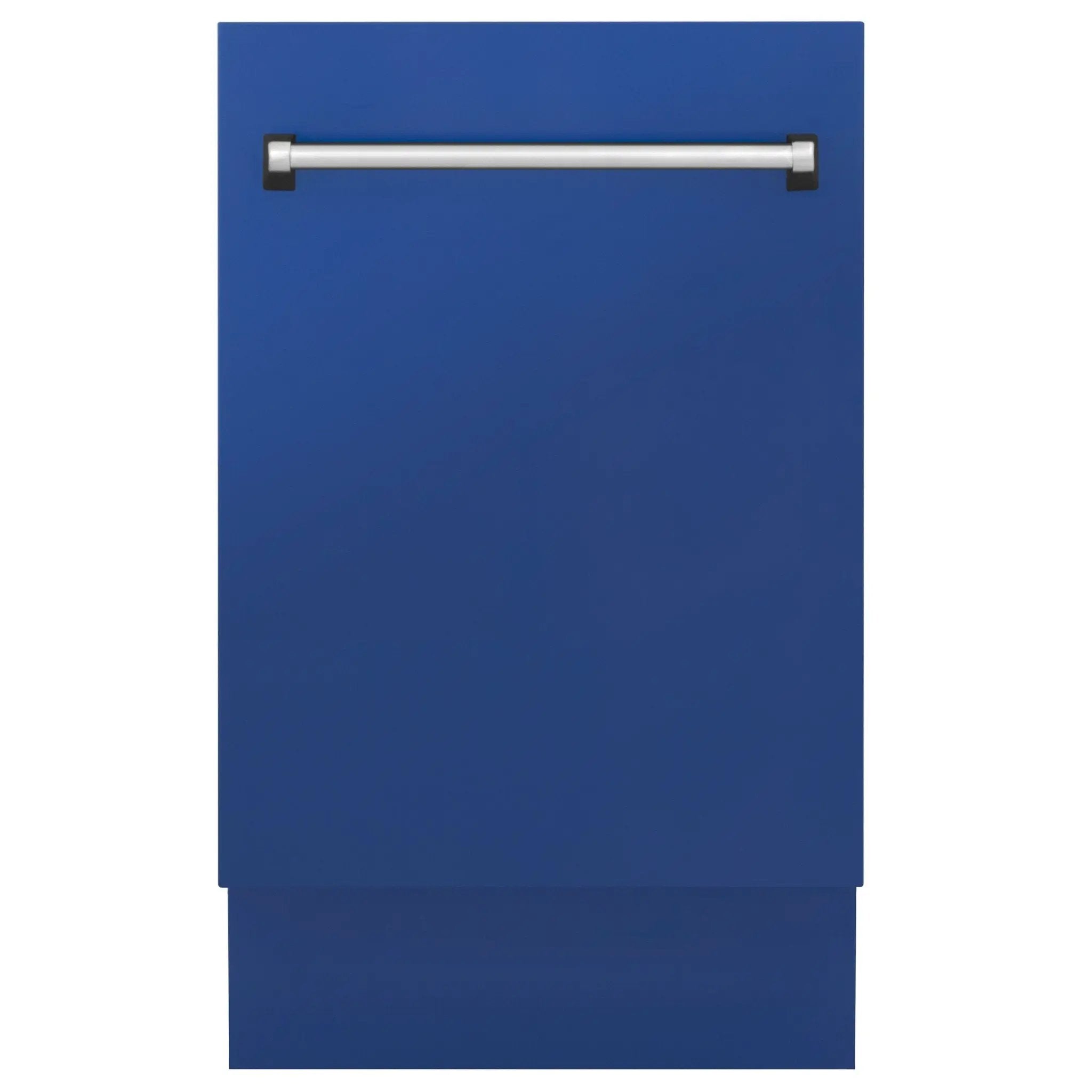 ZLINE 18" Dishwasher in Blue matt panel, Stainless Tub, DWV-BM-18 by Farmhouse Kitchen and Bath