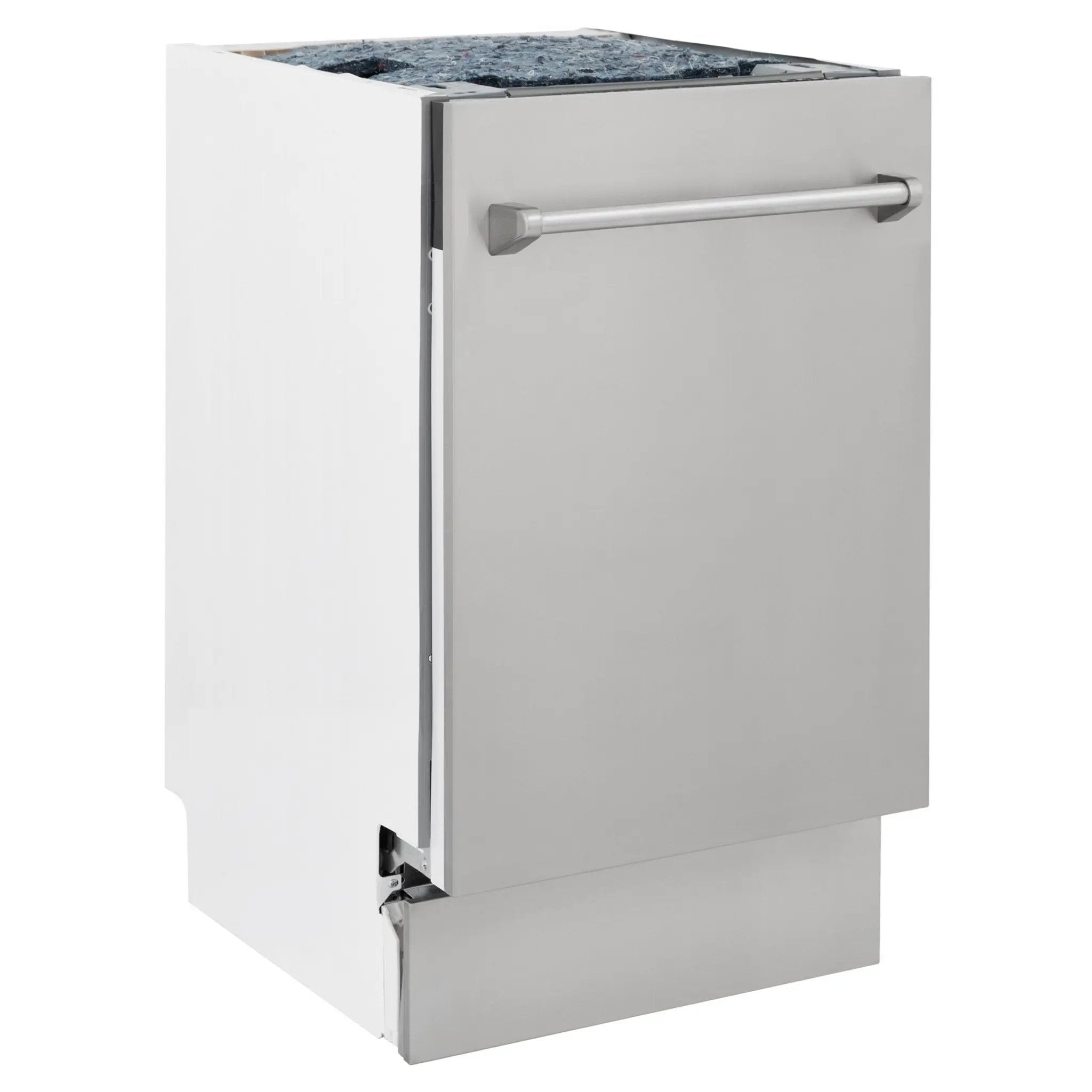 ZLINE 18" Dishwasher in Custom Panel Ready, Stainless Tub, DWV-304-18 by Farmhouse Kitchen and Bath
