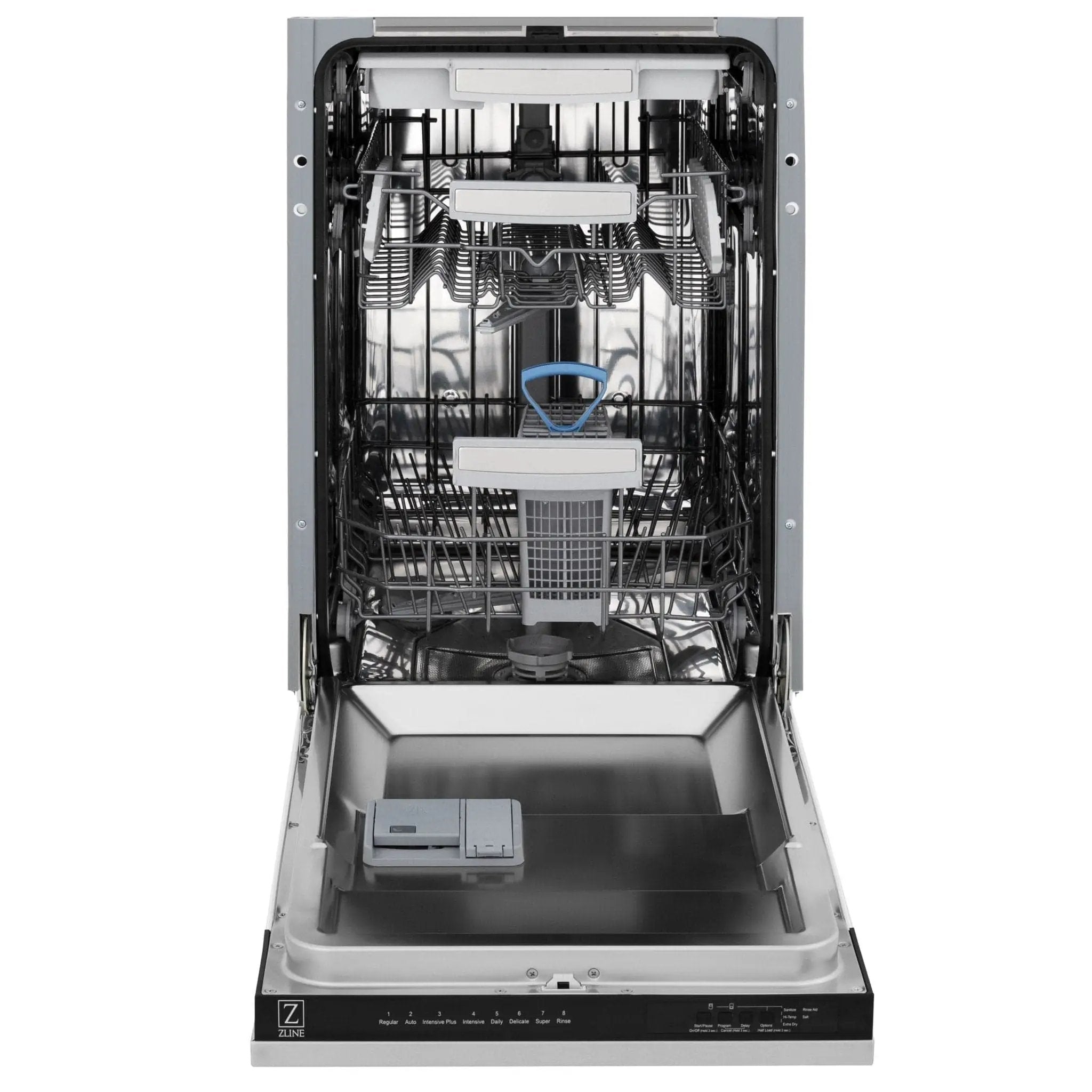 ZLINE 18" Dishwasher in Custom Panel Ready, Stainless Tub, DWV-304-18 by Farmhouse Kitchen and Bath