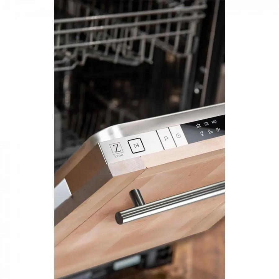 ZLINE 18" Dishwasher in Unfinished Wood with Stainless Steel Tub, DW-UF-18 by Farmhouse Kitchen and Bath