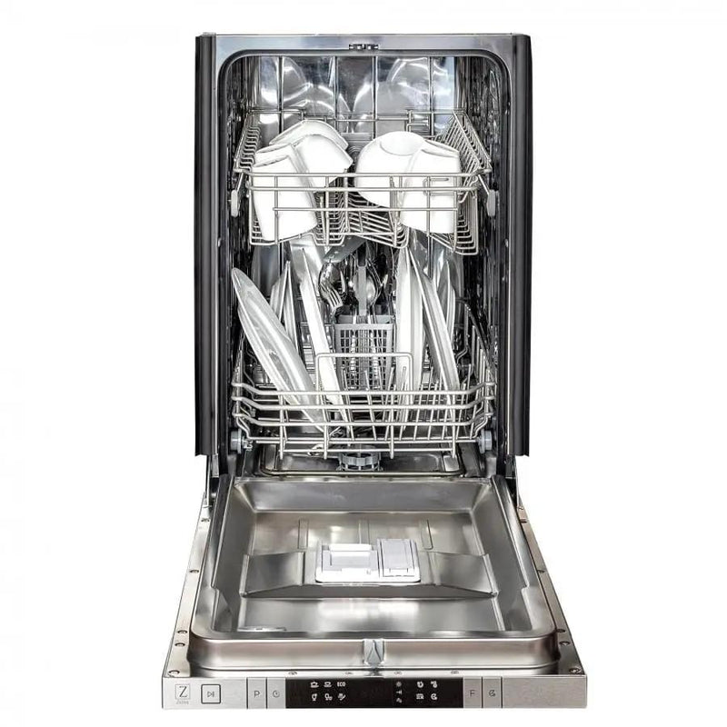 ZLINE 18" Dishwasher in Unfinished Wood with Stainless Steel Tub, DW-UF-18 by Farmhouse Kitchen and Bath