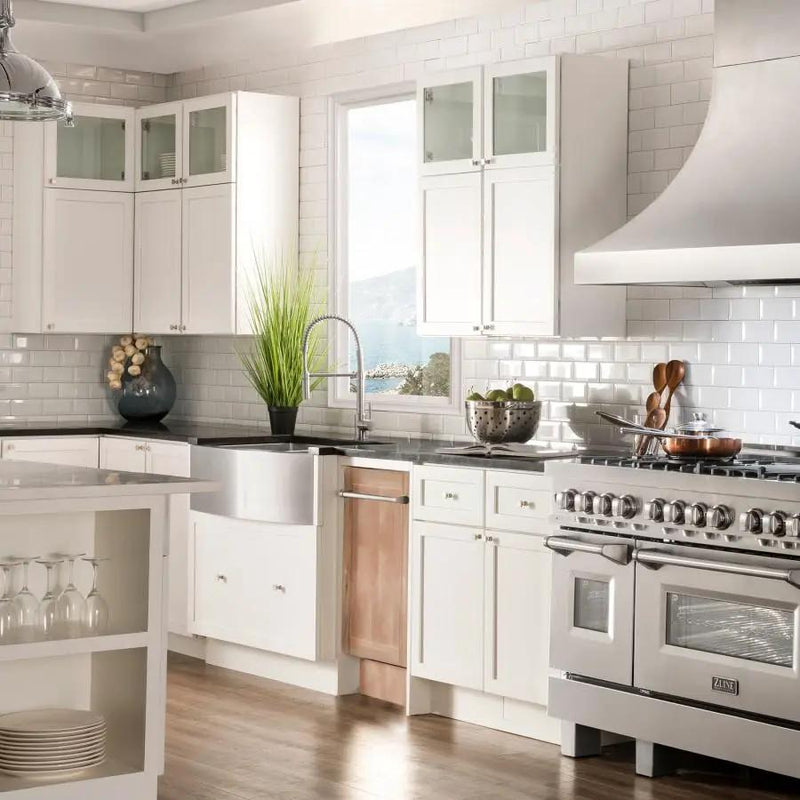ZLINE 18" Dishwasher in Unfinished Wood with Stainless Steel Tub, DW-UF-H-18 by Farmhouse Kitchen and Bath