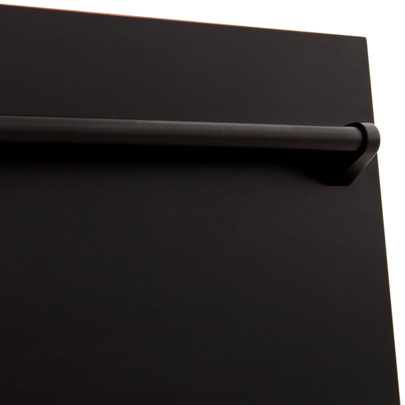 ZLINE 18" Dishwasher, Oil Rubbed Bronze panel, Stainless Tub, DWV-ORB-18 by Farmhouse Kitchen and Bath