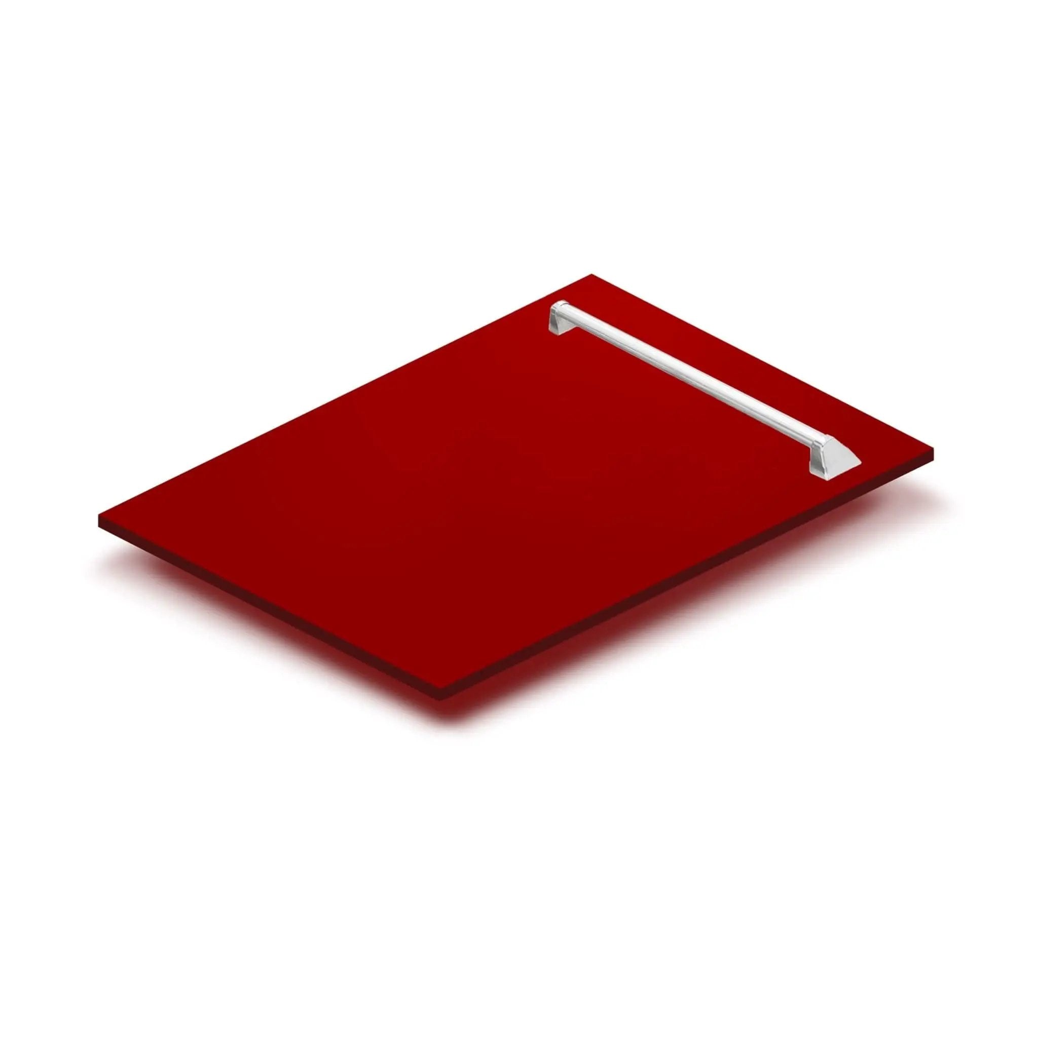 ZLINE 18" Dishwasher, Red Gloss panel, Stainless Tub, DWV-RG-18 by Farmhouse Kitchen and Bath