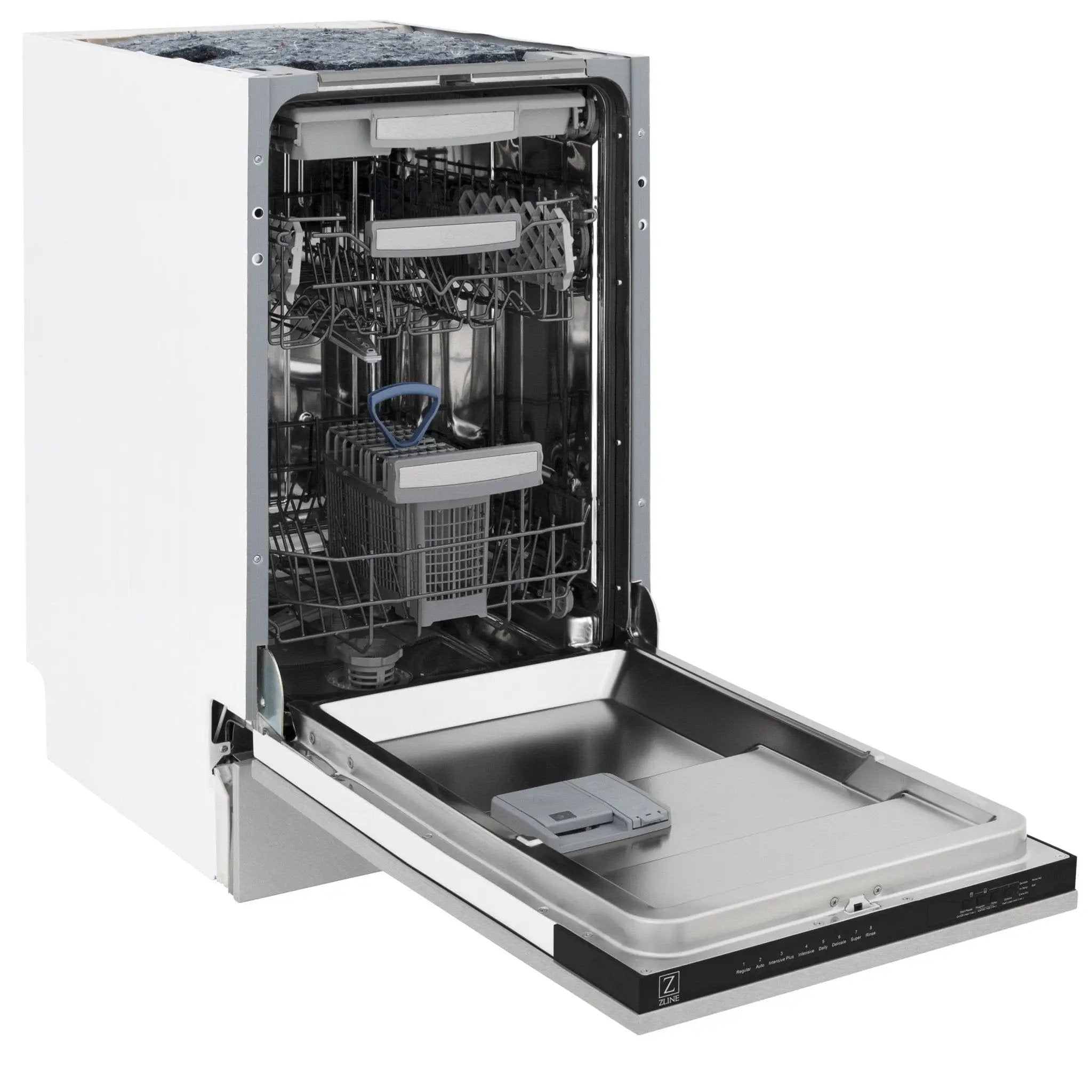 ZLINE 18" Dishwasher, Stainless panel, Stainless Tub, DWV-SN-18 by Farmhouse Kitchen and Bath