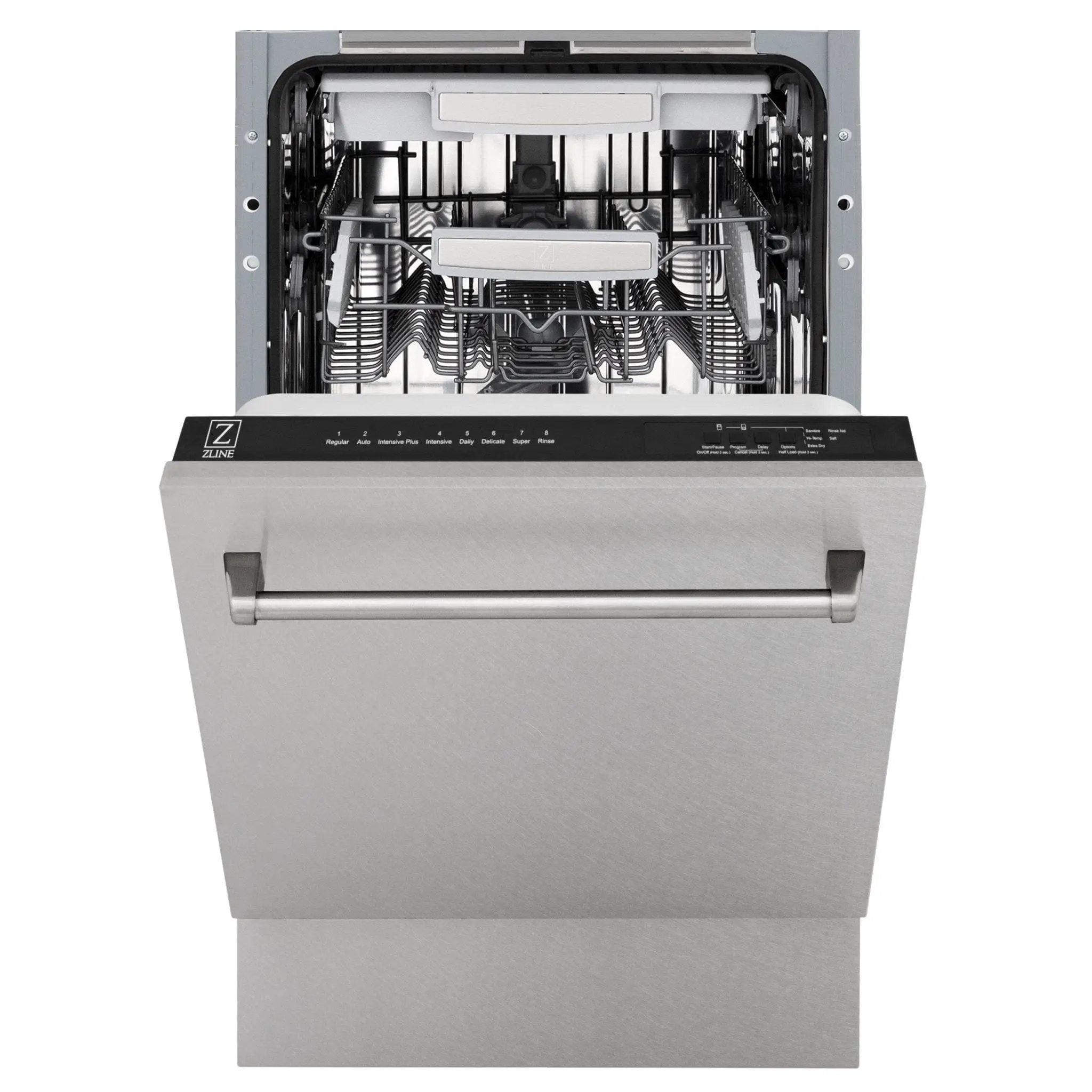 ZLINE 18" Dishwasher, Stainless panel, Stainless Tub, DWV-SN-18 by Farmhouse Kitchen and Bath