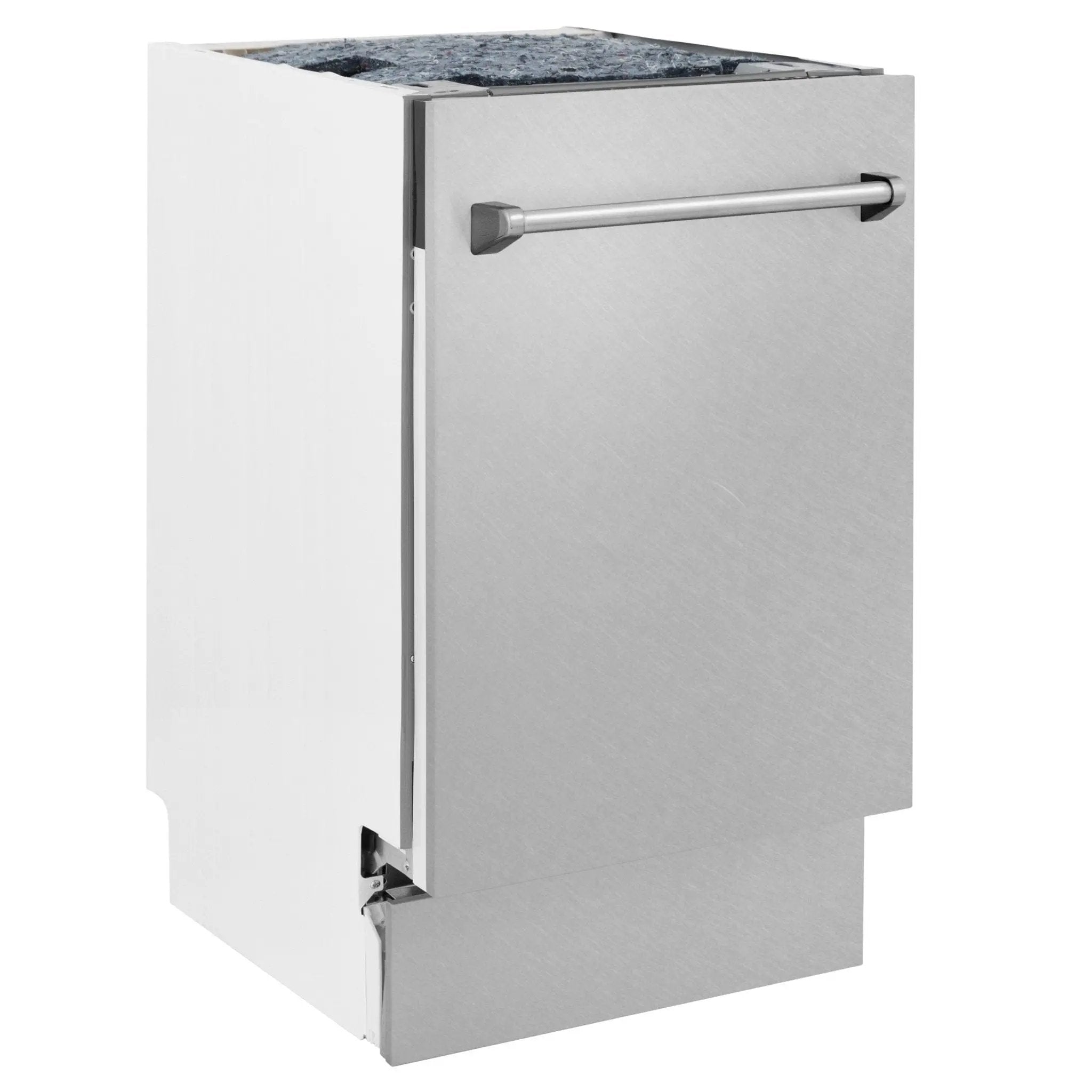 ZLINE 18" Dishwasher, Stainless panel, Stainless Tub, DWV-SN-18 by Farmhouse Kitchen and Bath