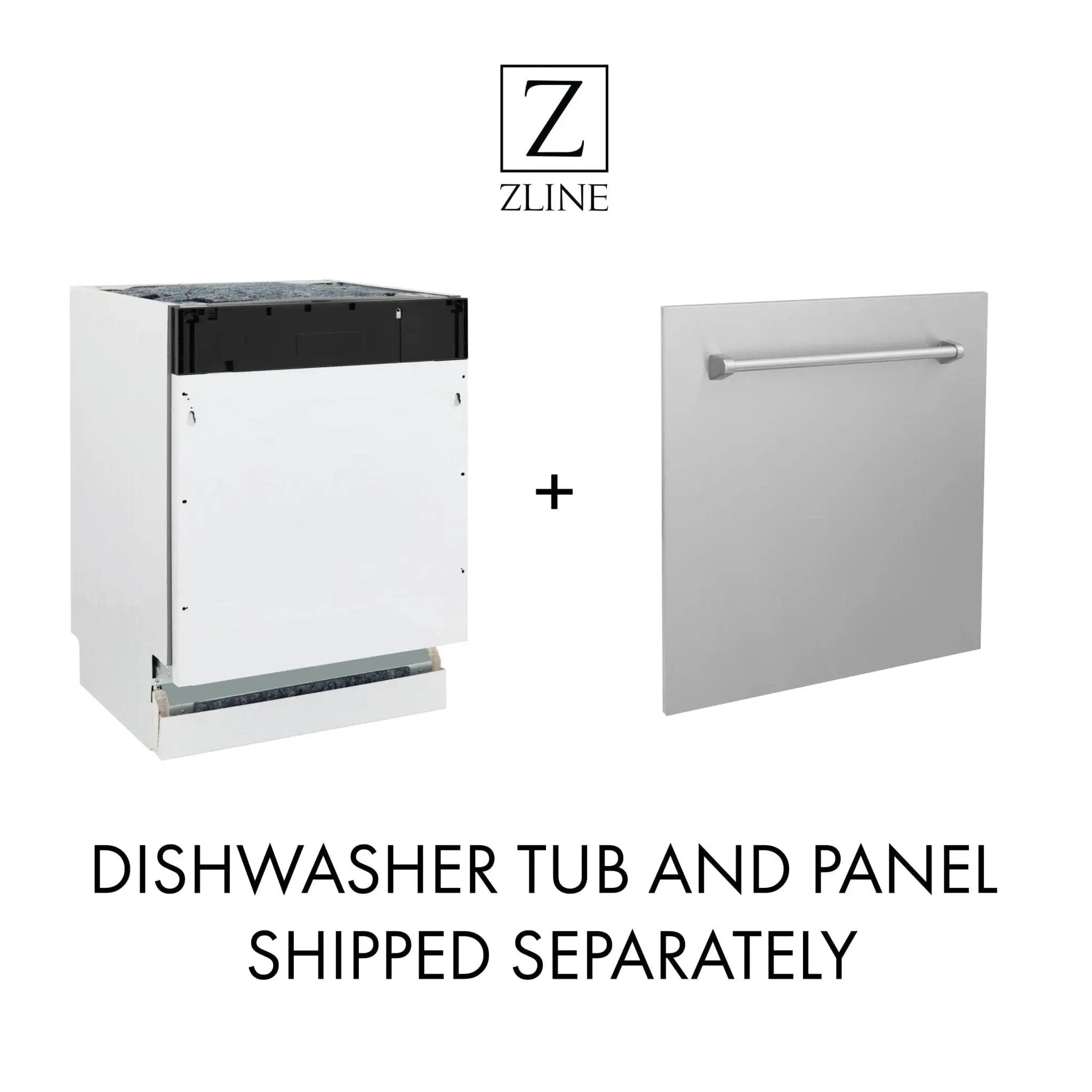 ZLINE 18 in. Tallac Series 3rd Rack Top Control Dishwasher in a Stainless Steel Tub DWV-BS-18 by Farmhouse Kitchen and Bath