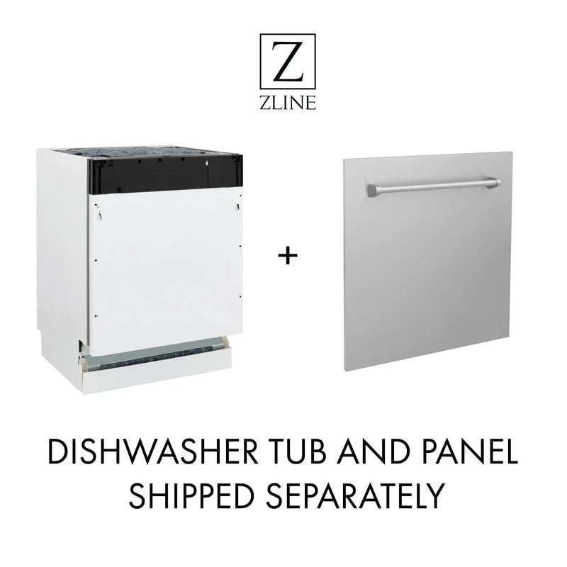 ZLINE 18 in. Tallac Series 3rd Rack Top Control Dishwasher in a Stainless Steel Tub DWV-BS-18 by Farmhouse Kitchen and Bath