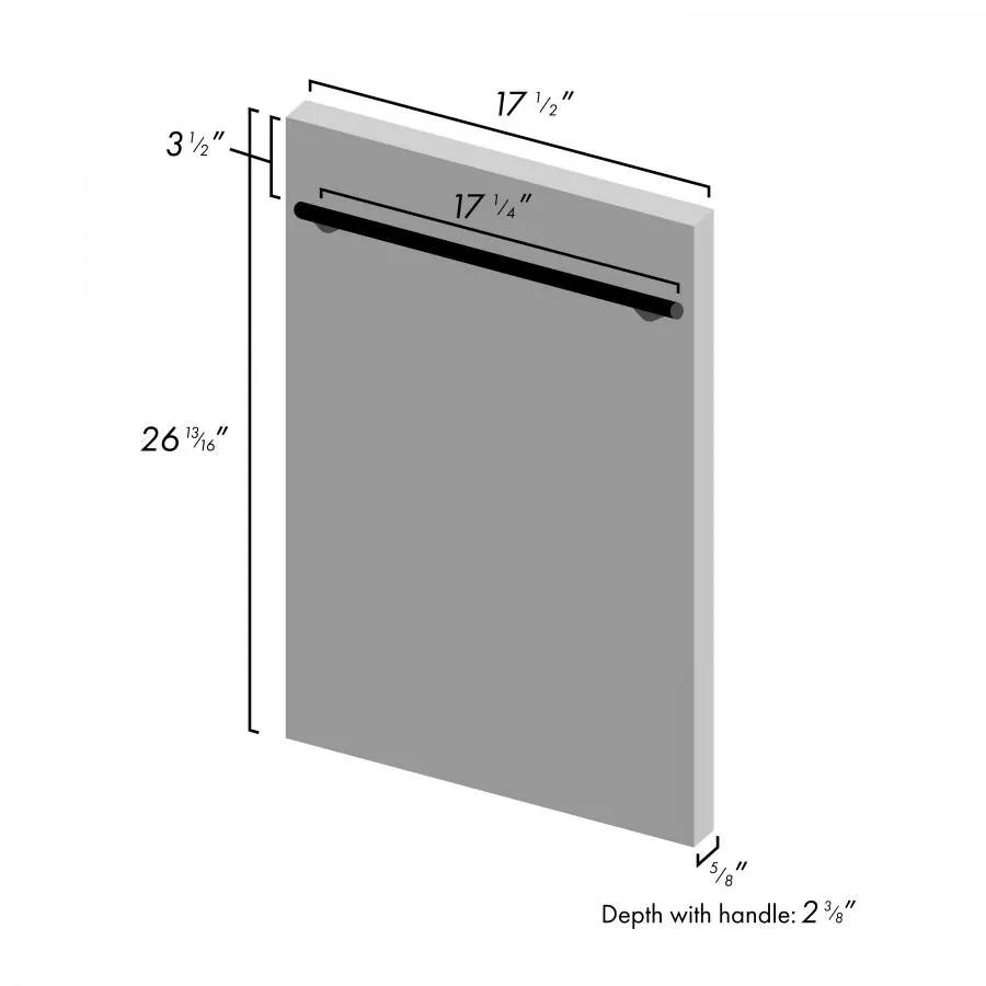 ZLINE 18" White Matte with Stainless Steel Tub, DW-WM-H-18 by Farmhouse Kitchen and Bath