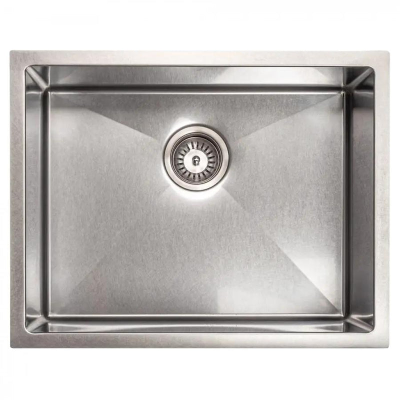ZLINE 23" Undermount Single Bowl Sink DuraSnow Stainless Steel, SRS-23S by Farmhouse Kitchen and Bath