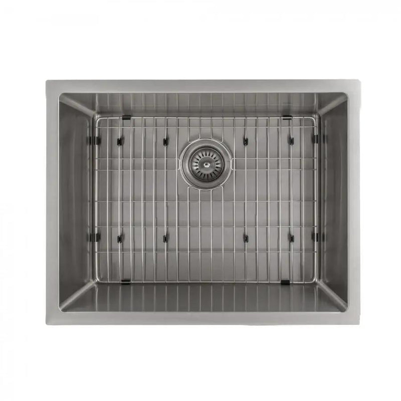 ZLINE 23" Undermount Single Bowl Sink in Stainless Steel, SRS-23 by Farmhouse Kitchen and Bath