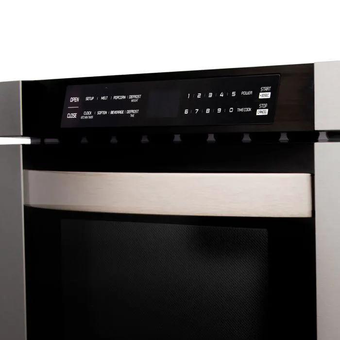 ZLINE 24" 1.2 cu. ft. Microwave Drawer in Stainless Steel, MWD-1 by Farmhouse Kitchen and Bath