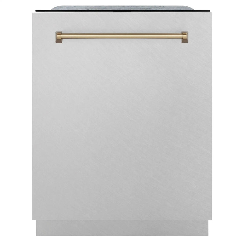 ZLINE 24" Autograph Tall Tub Dishwasher, Bronze, DWMTZ-SN-24-CB by Farmhouse Kitchen and Bath
