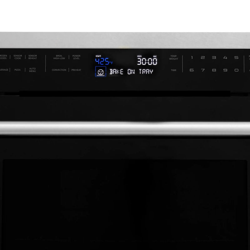 ZLINE 24" Built-in Convection Microwave Oven, DuraSnow, MWO-24-SS by Farmhouse Kitchen and Bath