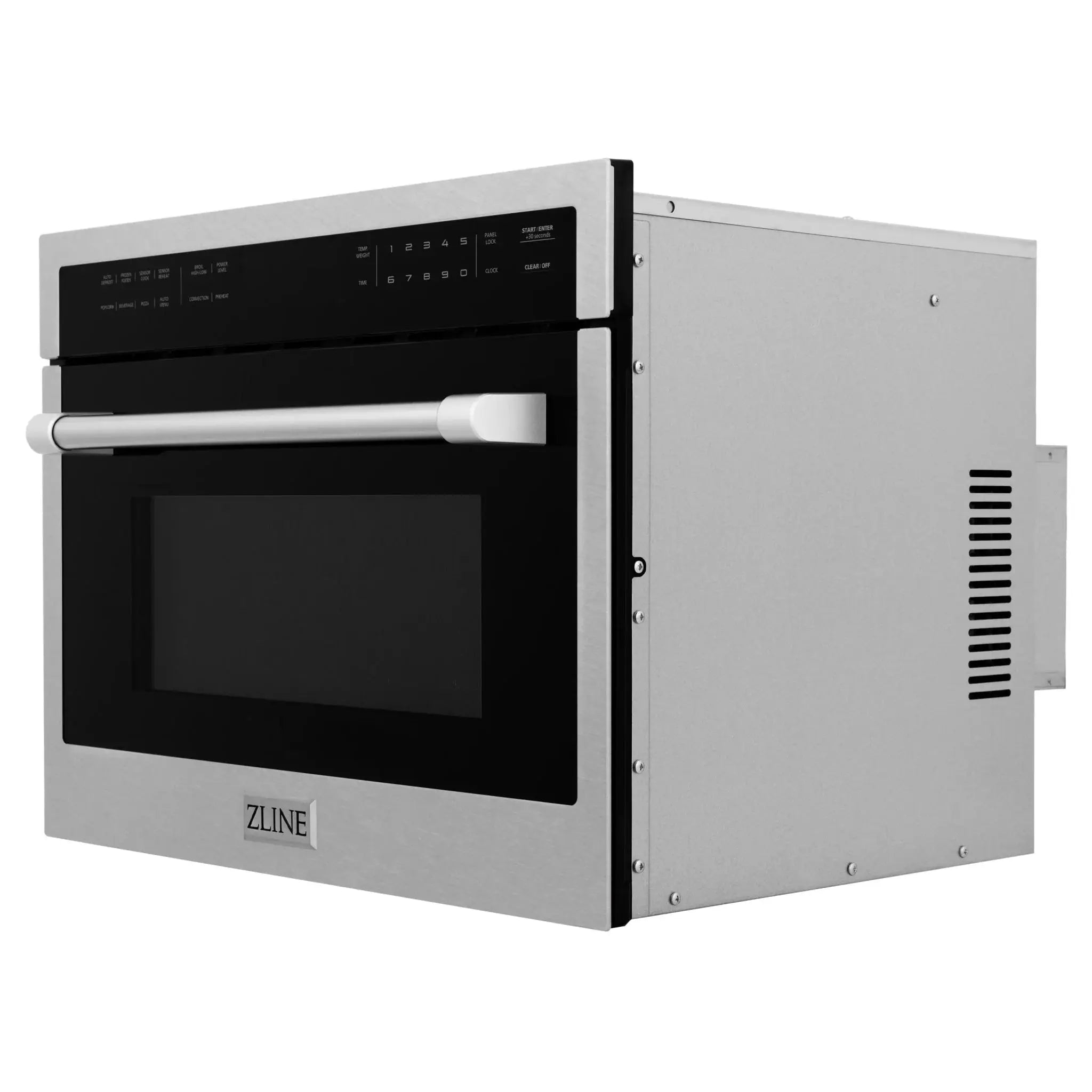 ZLINE 24" Built-in Convection Microwave Oven, DuraSnow, MWO-24-SS by Farmhouse Kitchen and Bath